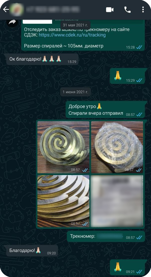 Отзыв васту спирали